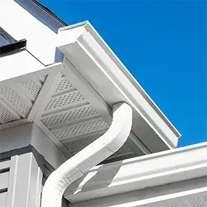 White gutter system